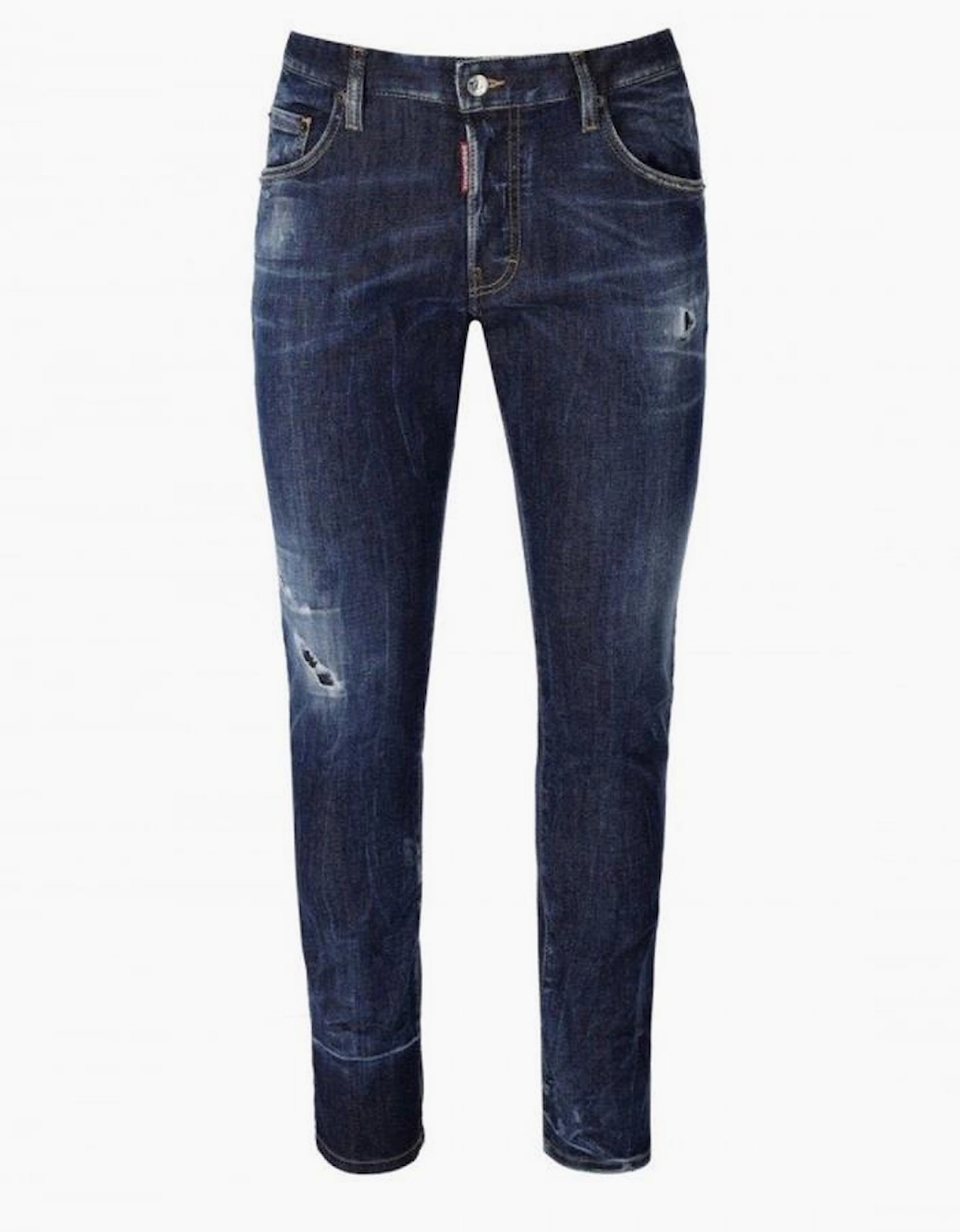 Dsquared2 Men's Blue Canadian Quality Distressed Jeans In - Size: 32