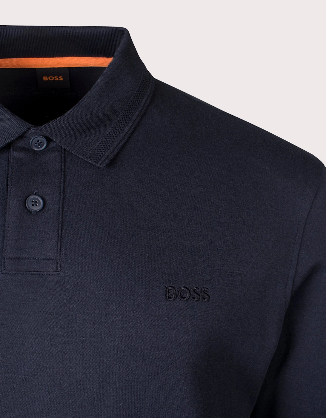 Regular Fit Pe Interlock Long Sleeve Polo Shirt