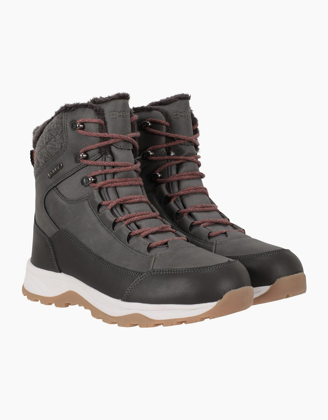 Mountain Warehouse Women's Green / Tundra Leather Snow Boots  5 Size 5 Uk