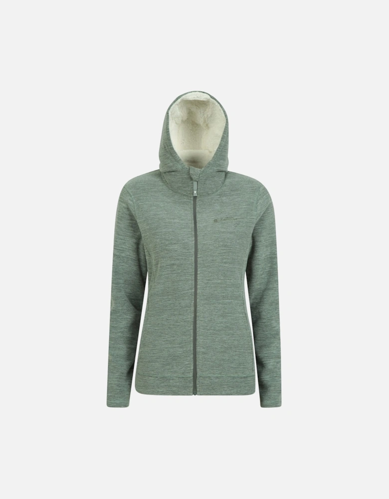 Womens/Ladies Snowdonia Fleece Full Zip Hoodie