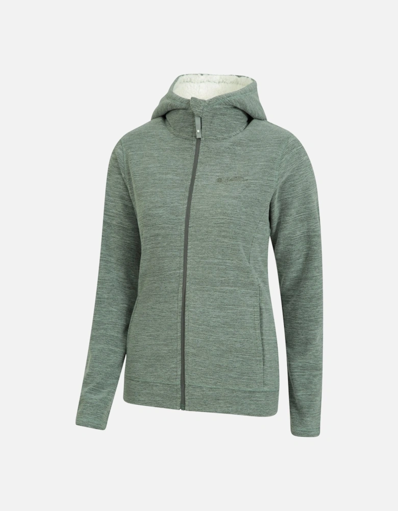 Womens/Ladies Snowdonia Fleece Full Zip Hoodie