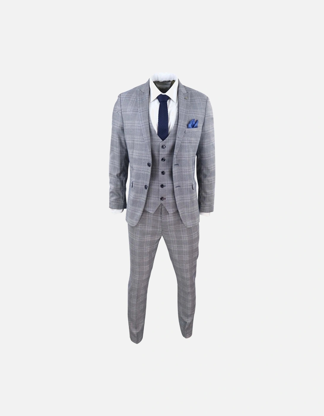 Mens Jerry2 3pc Suit Grey