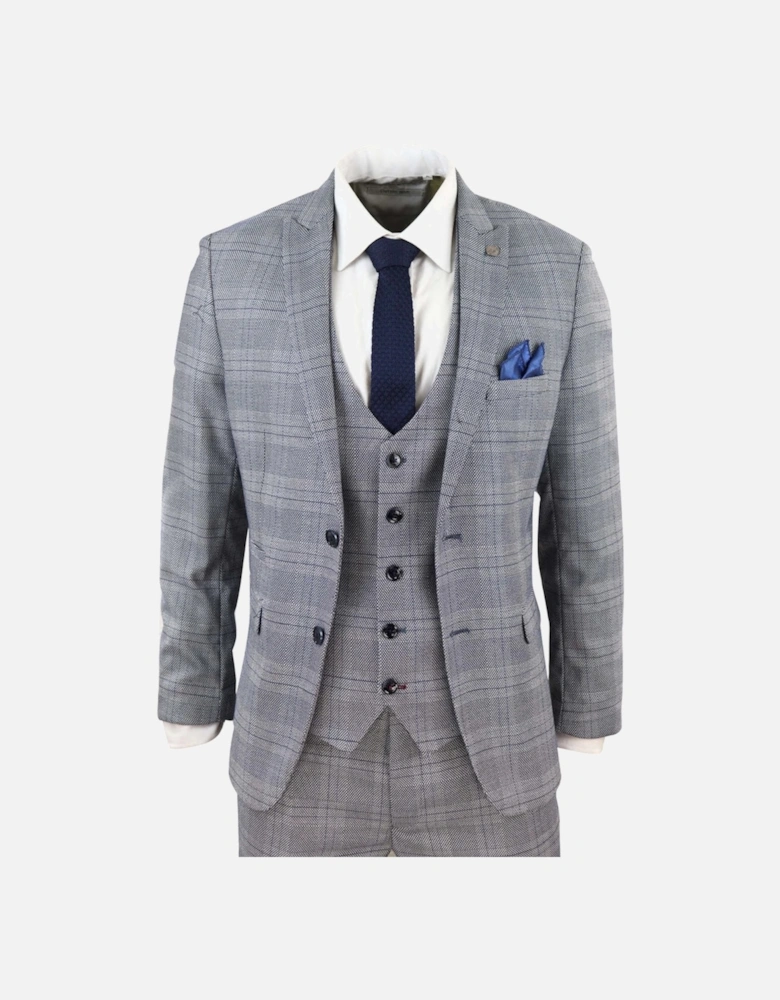 Mens Jerry2 3pc Suit Grey