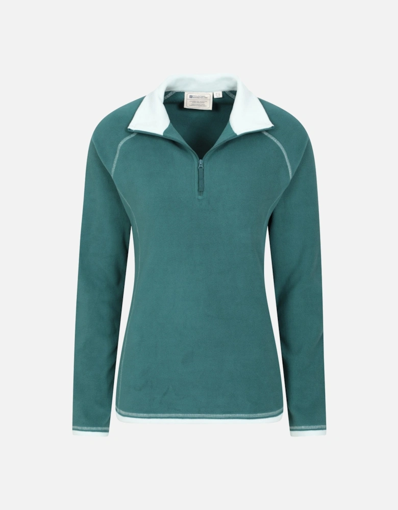 Womens/Ladies Montana Half Zip Fleece Top