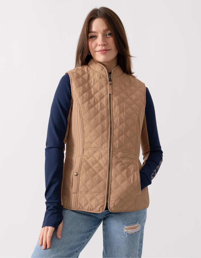 Minx Womens Diamond Quilt Gilet 223560