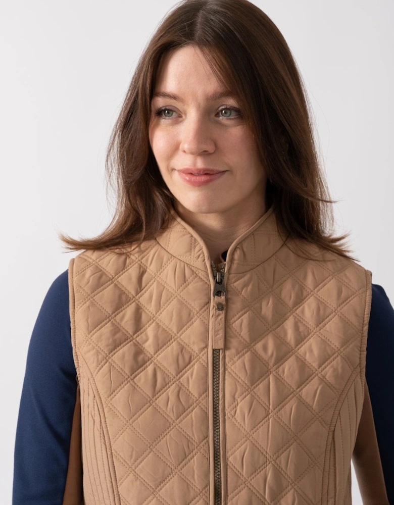 Minx Womens Diamond Quilt Gilet 223560