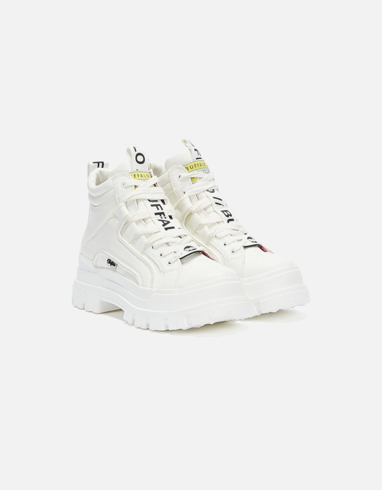 Aspha Mid NC Womens White Boots