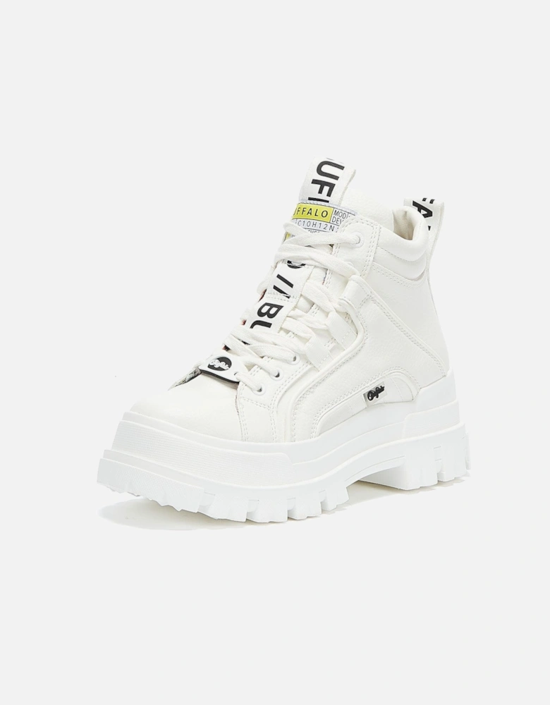 Aspha Mid NC Womens White Boots