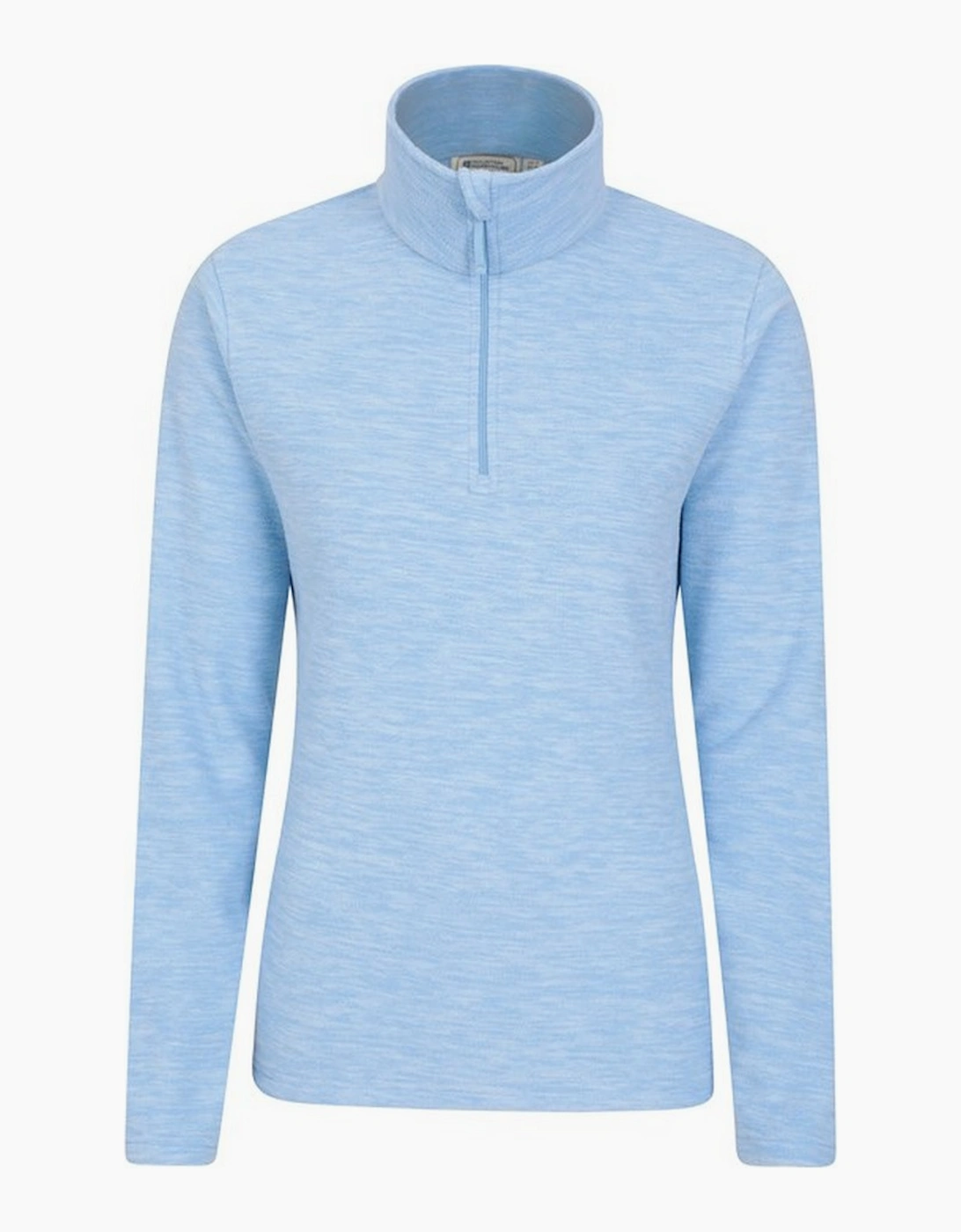 Mountain Warehouse Women's Blue / Snowdon Melange Fleece Top - Size: 12