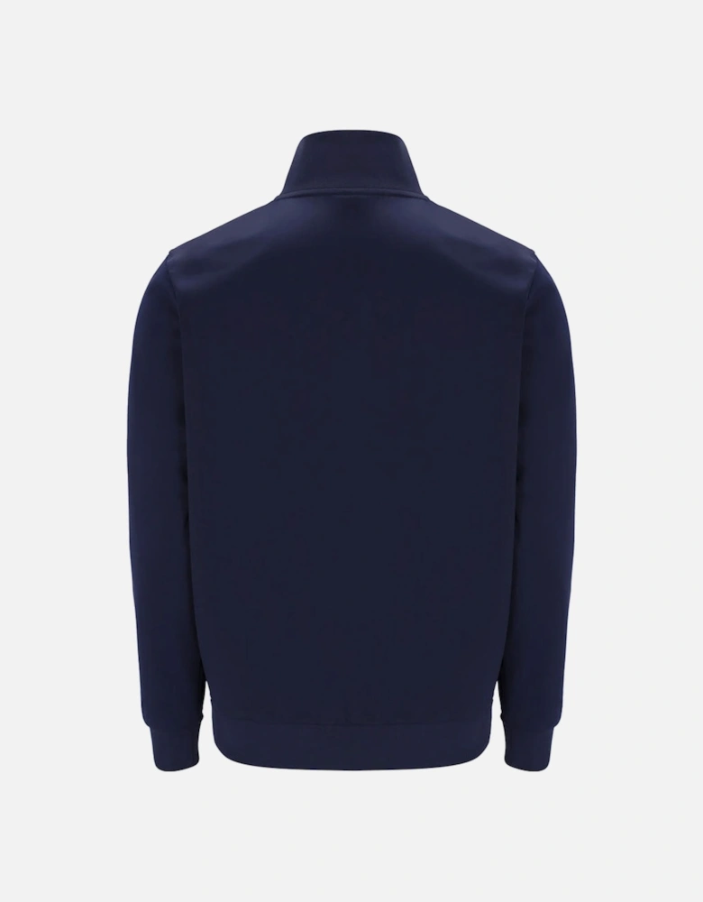 Vintage Conrad Colour Block Track Top - Navy Foxglove / Gardenia