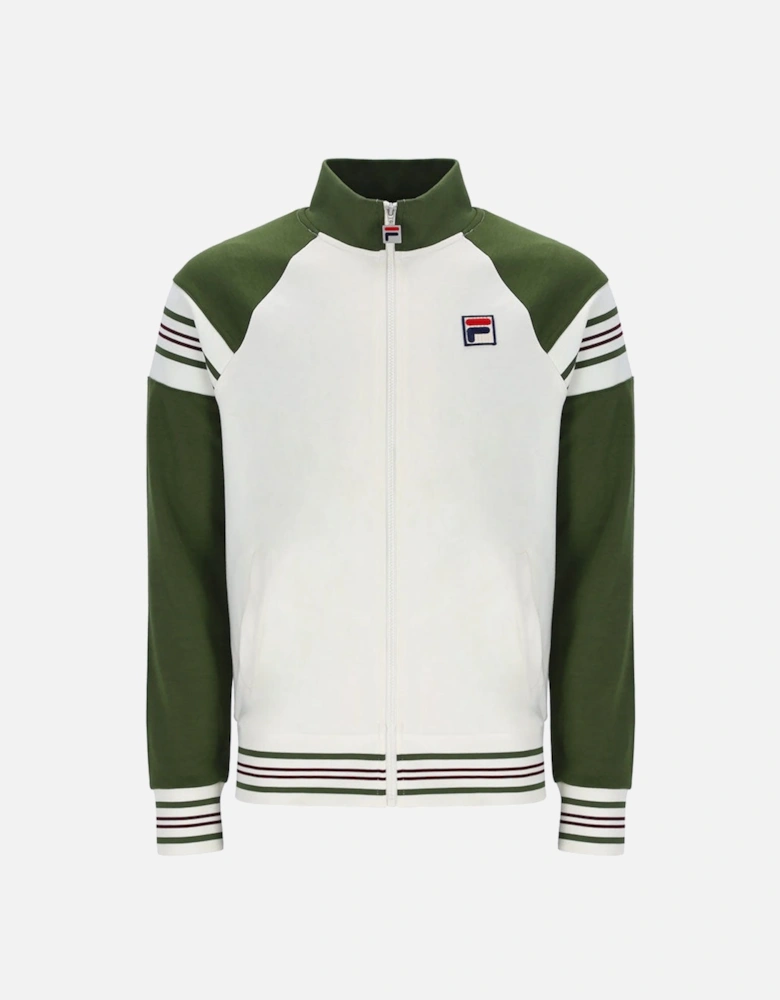 Vintage Ferrara Track Jacket - Chive/Gardenia/Windsor Wine