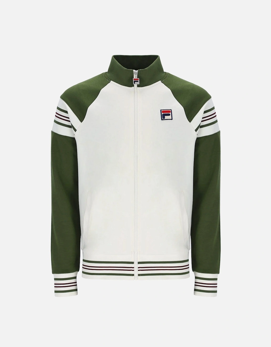 Vintage Ferrara Track Jacket - Chive/Gardenia/Windsor Wine, 3 of 2