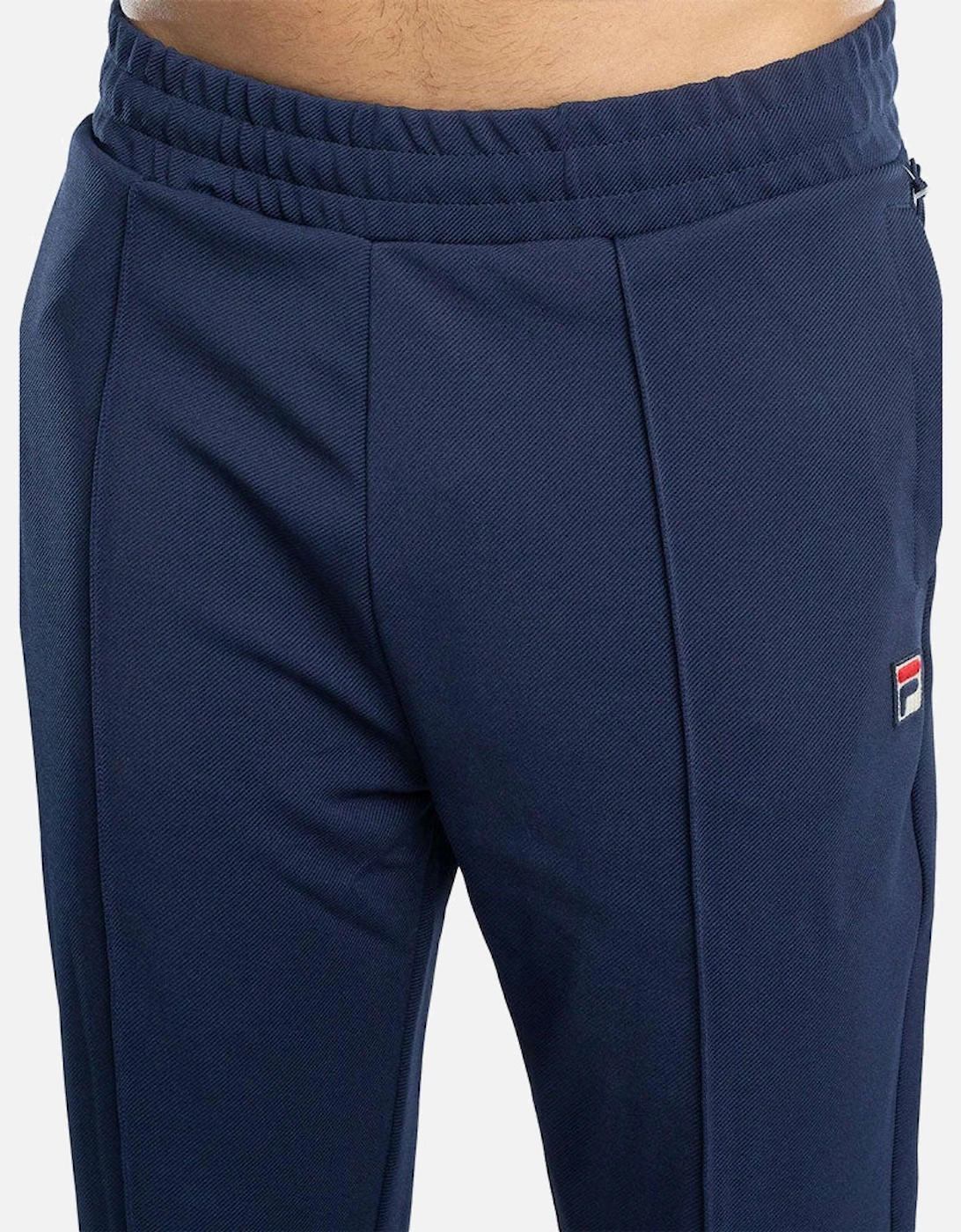 Vintage Molveno Pin Tuck Track Joggers - Navy