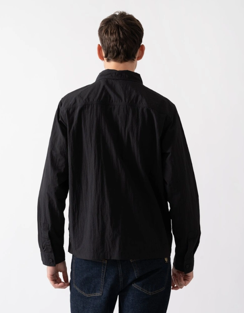 HUGO Eselio Mens Zip Up Overshirt