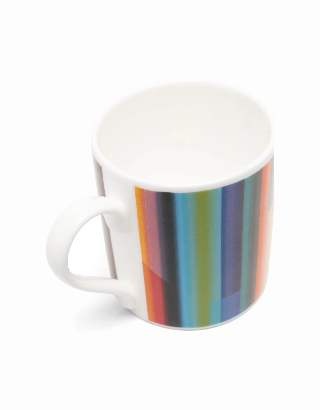 Printed Stripe Mug White