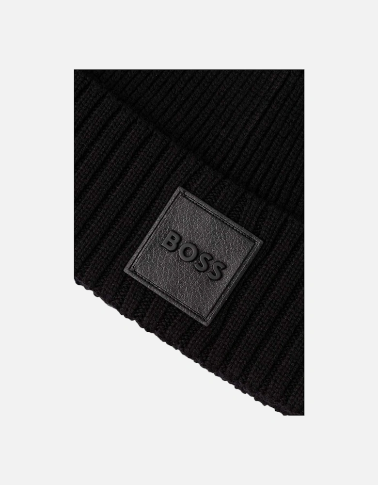 Boss Flavio Beanie Hat Black