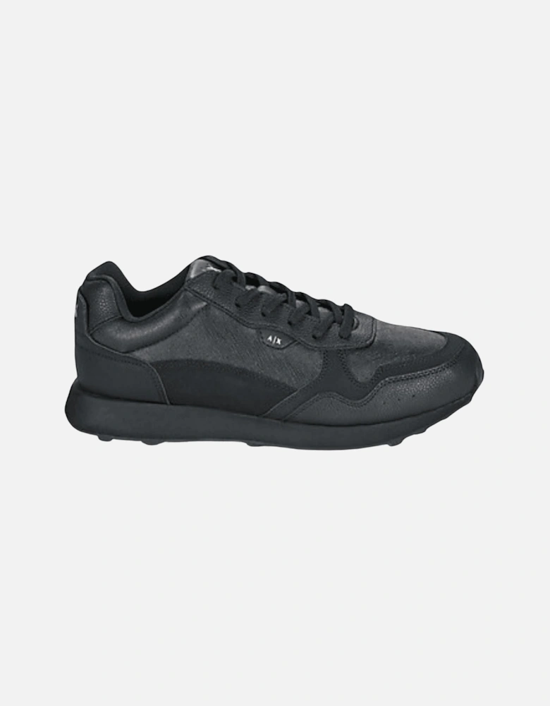 Leather Black Sneaker Trainer