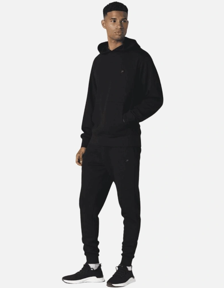 Donlon Notver Slim Fit Hooded Black Tracksuit