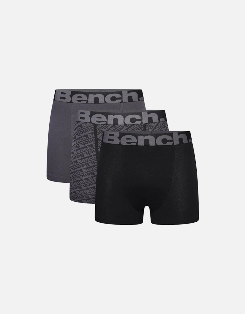 Mens Vildar 3 Pack Elasticated Boxer Shorts