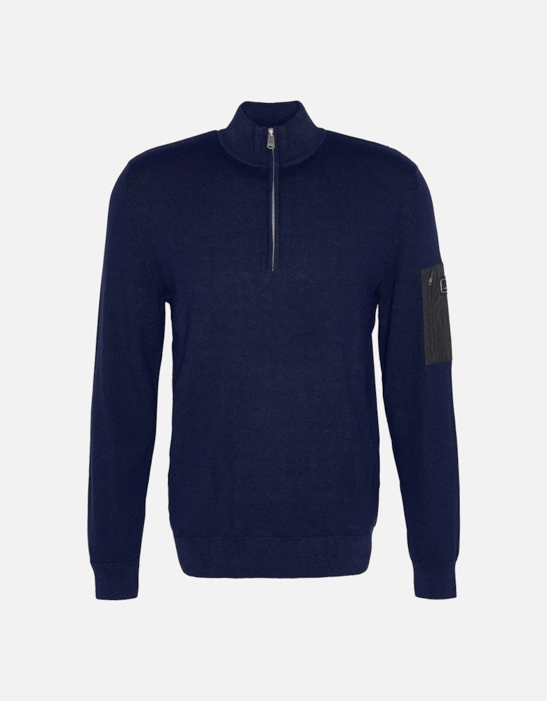 Blades Half Zip Knit