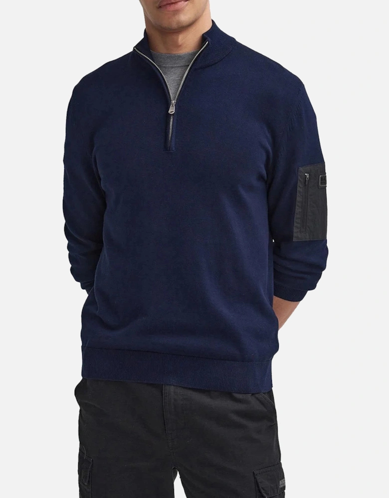 Blades Half Zip Knit