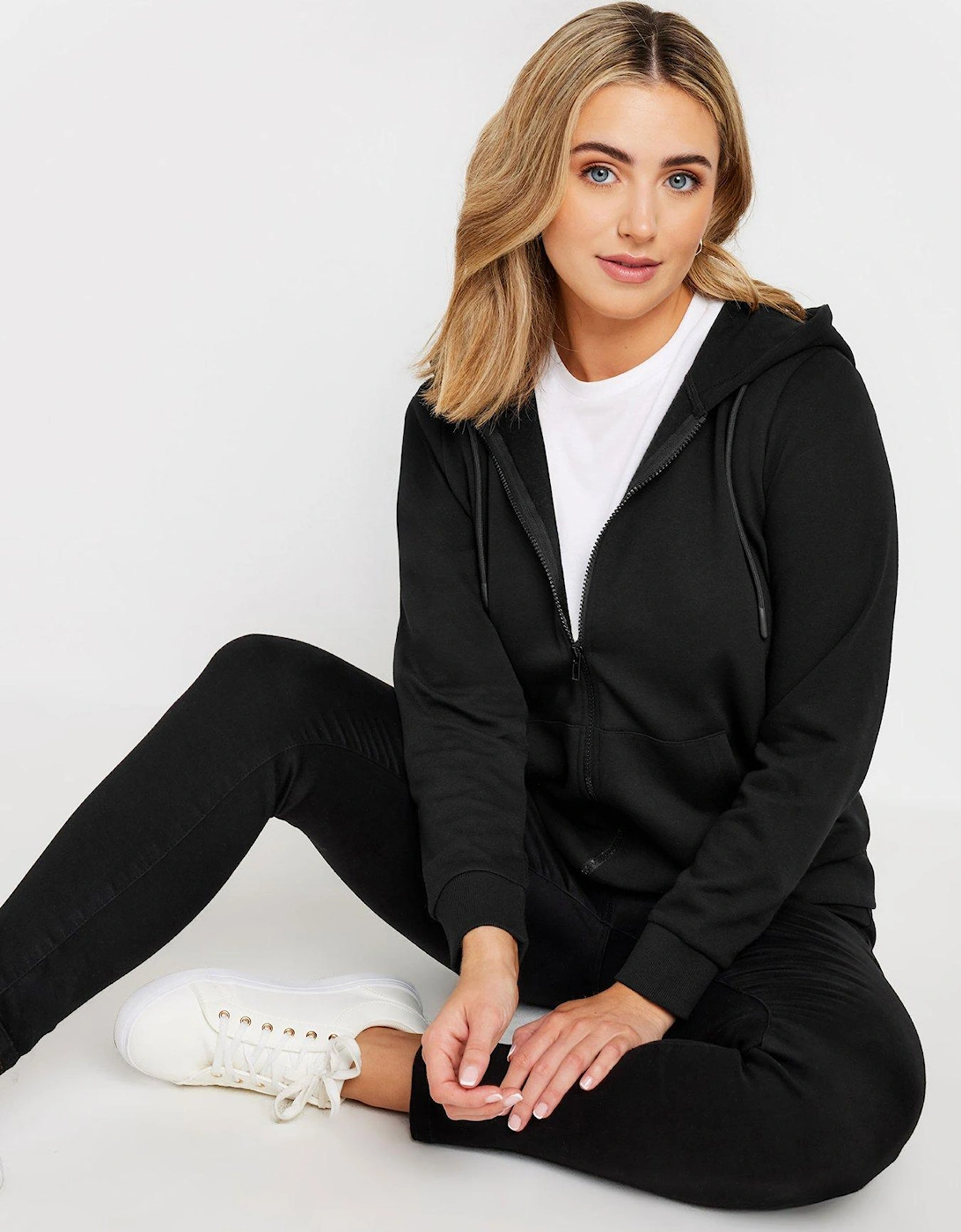 Zip Hooded Sweatshirt - Black, 2 of 1