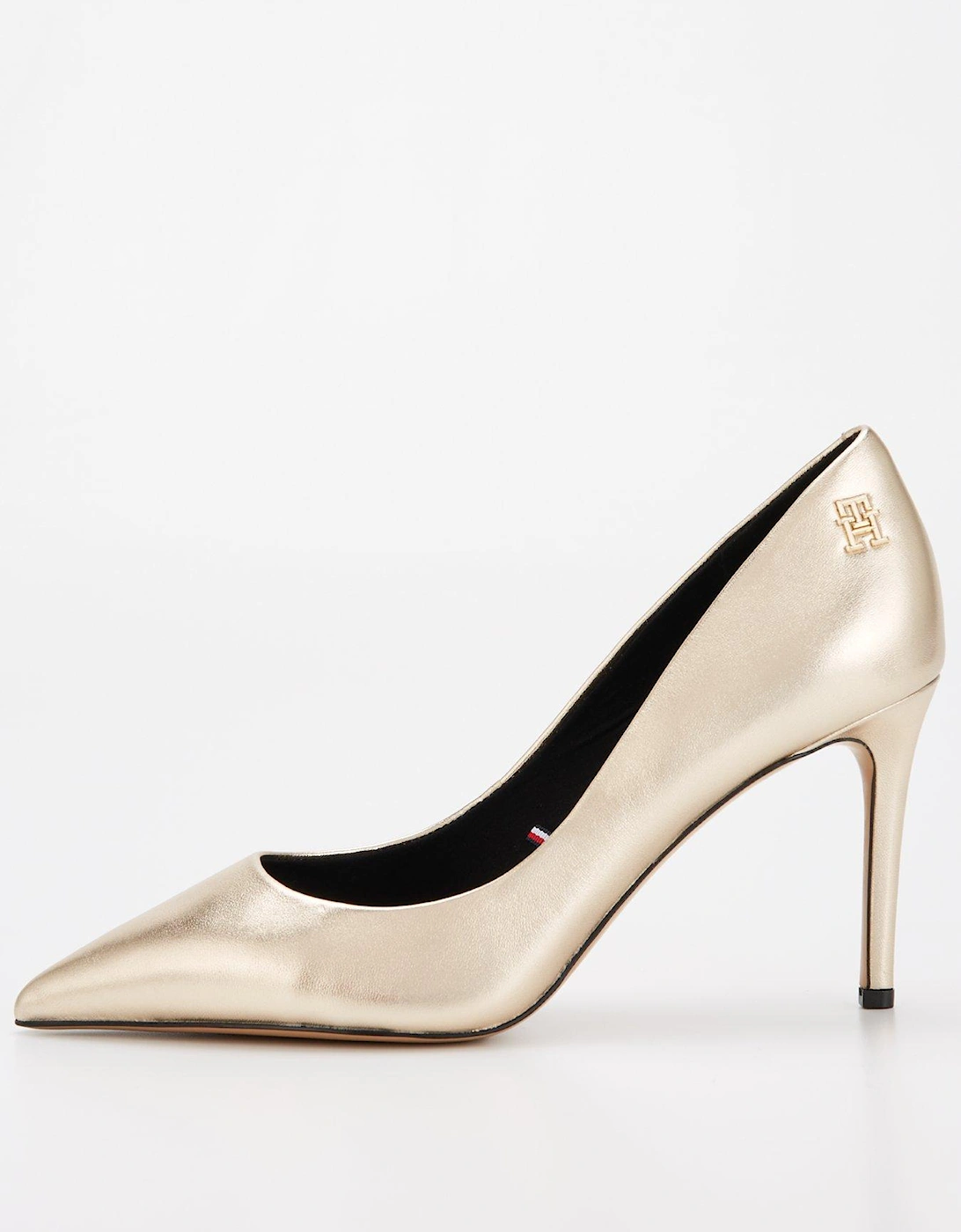 Pointed Metallic Heels - Gold, 8 of 7