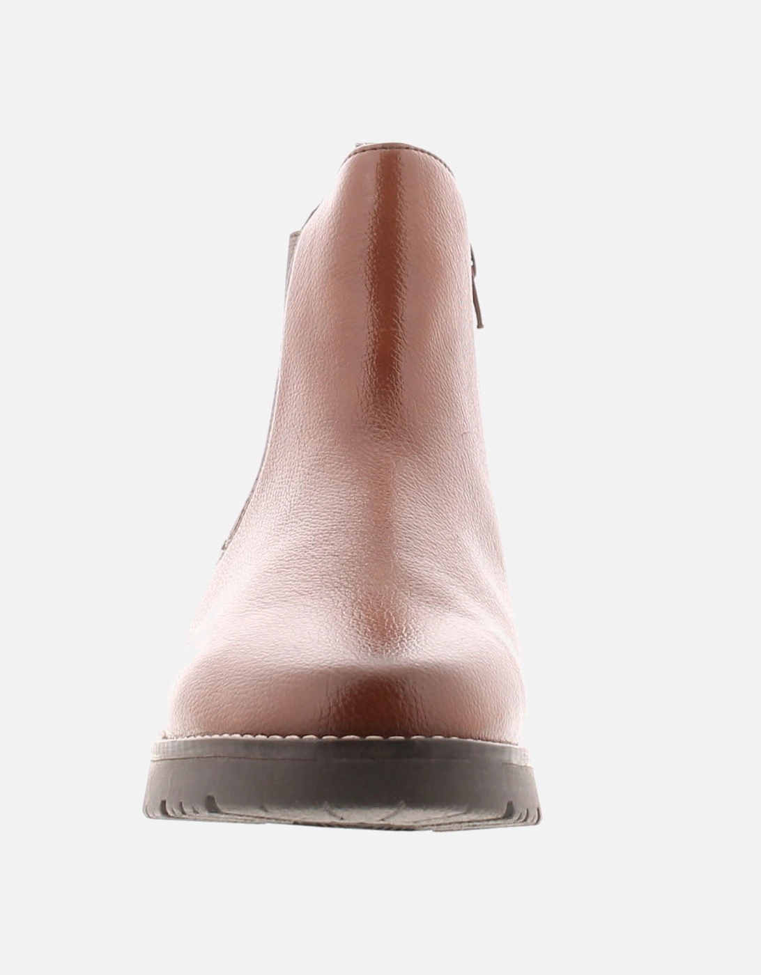 Womens Chelsea Boots Elasticated tan UK Size