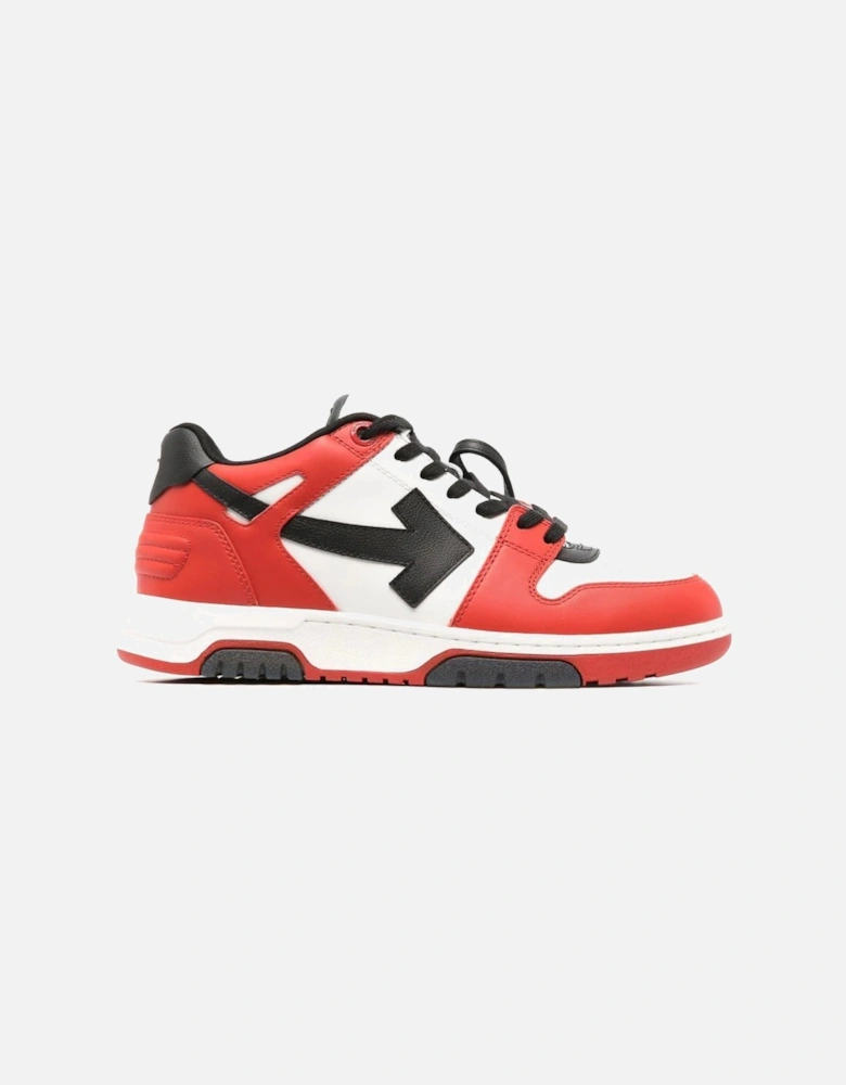 Out of Office Low top Leather Trainers in Red/Black