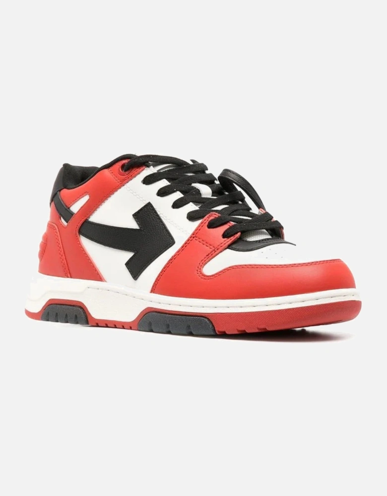 Out of Office Low top Leather Trainers in Red/Black