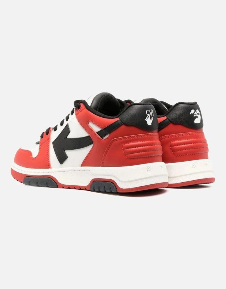 Out of Office Low top Leather Trainers in Red/Black