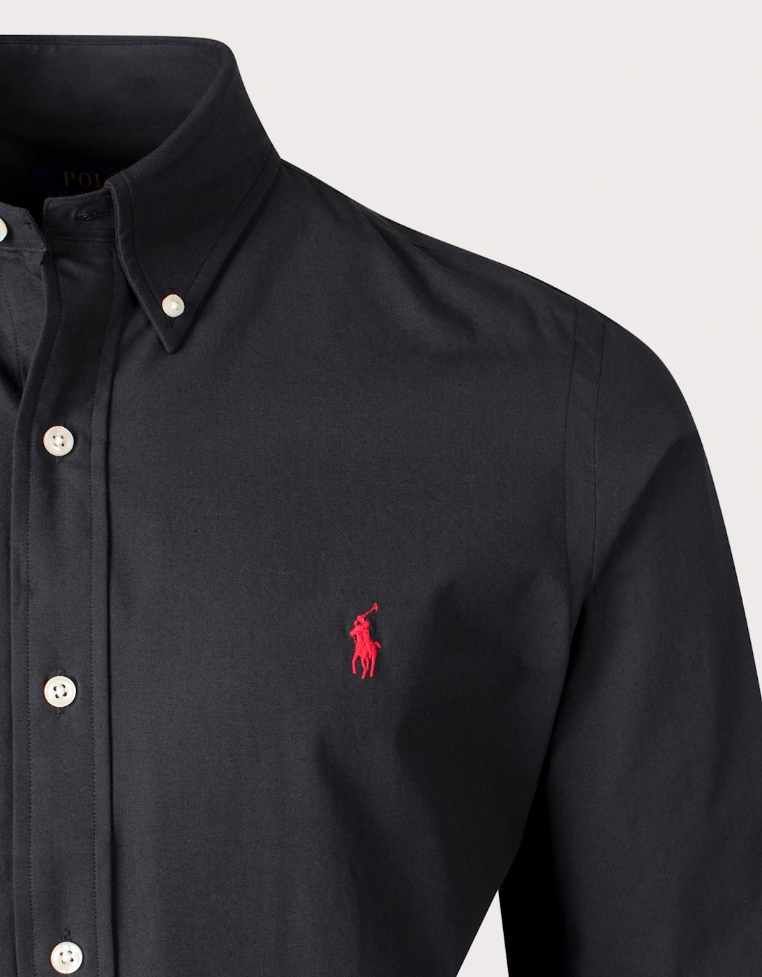 Custom Fit Stretch Poplin Shirt
