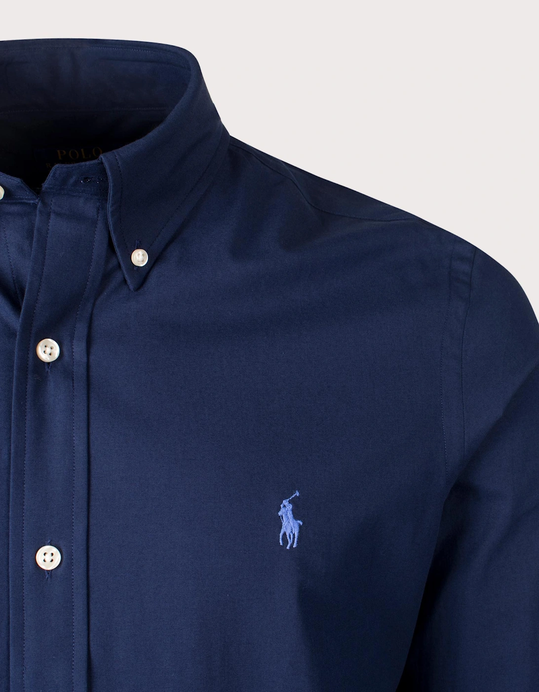 Custom Fit Stretch Poplin Shirt