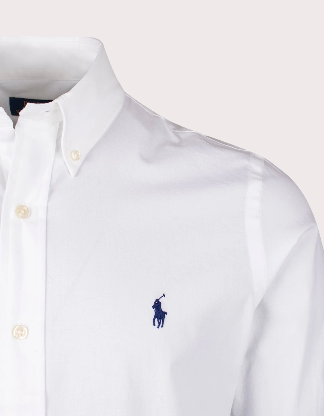 Custom Fit Stretch Poplin Shirt