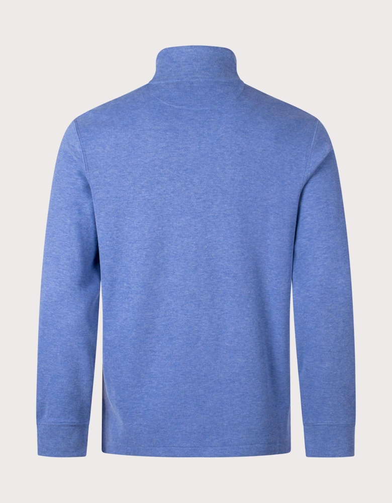 Quarter Zip Estate Rib Knit