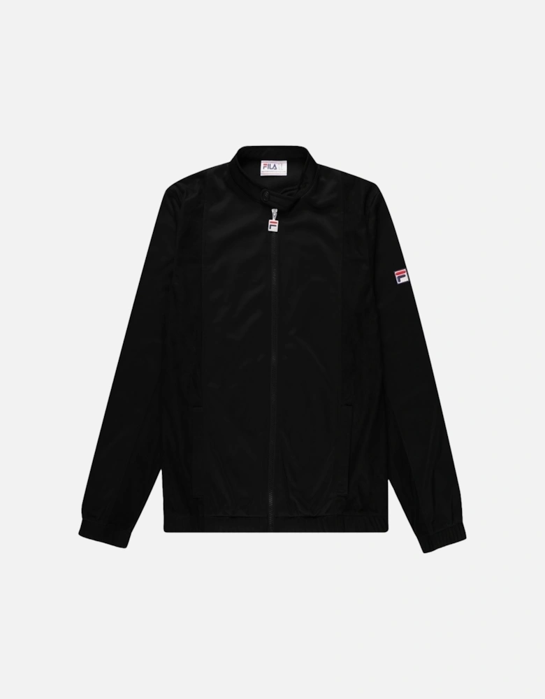 Ricky Cut & Sew Panel Track Top Jacket Black