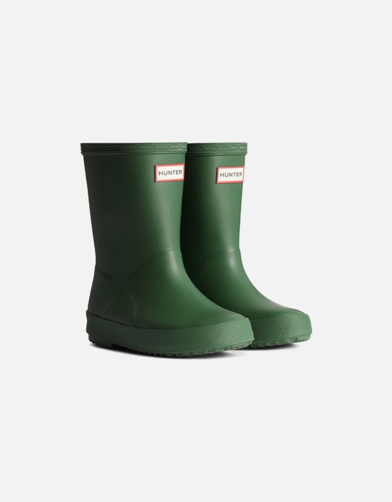 Little Kids Wellies Green