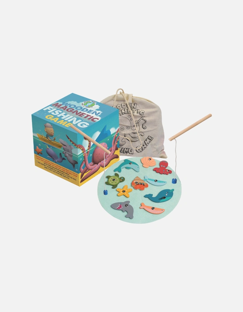 Wooden Fishing Game in a Bag