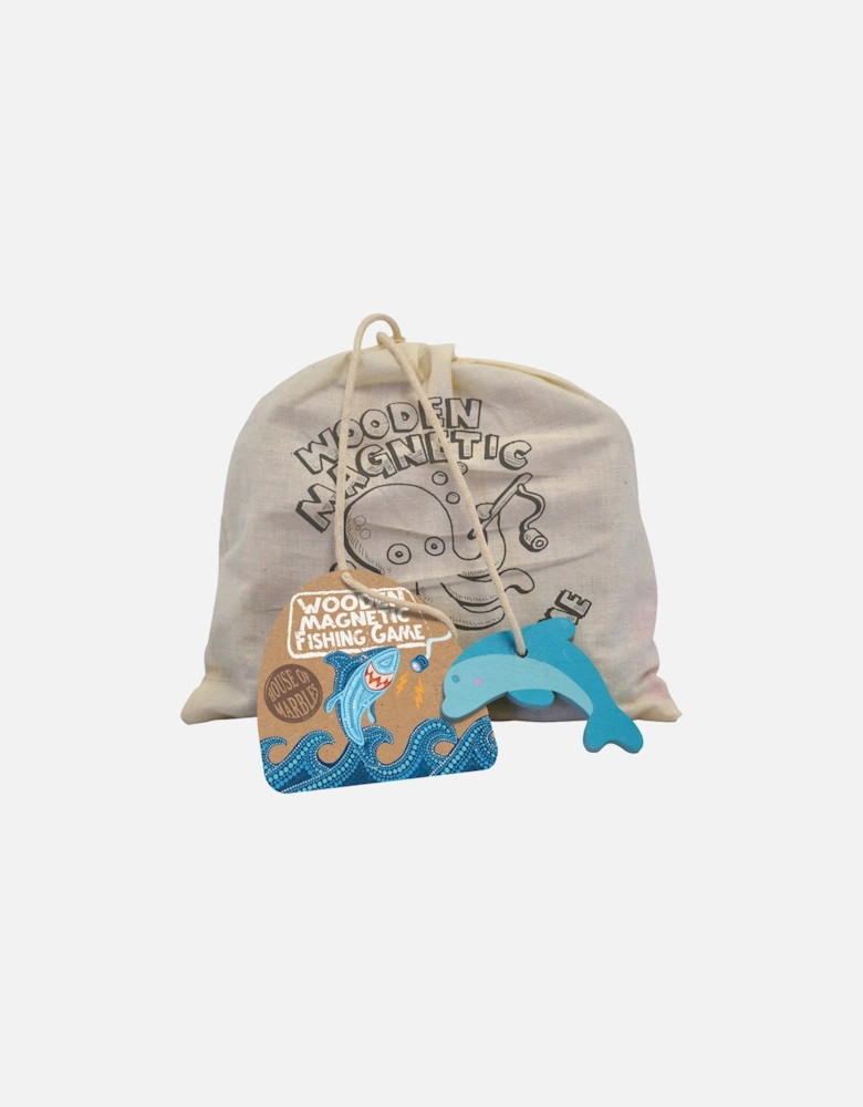 Wooden Fishing Game in a Bag