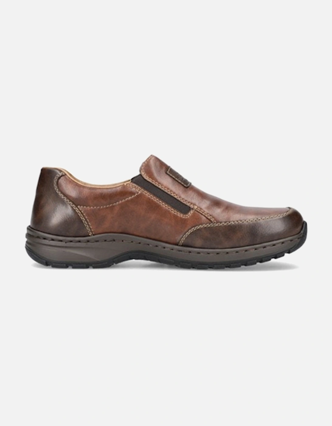 Men's 03354-26 Wide Fit Slip On Shoe Toffee