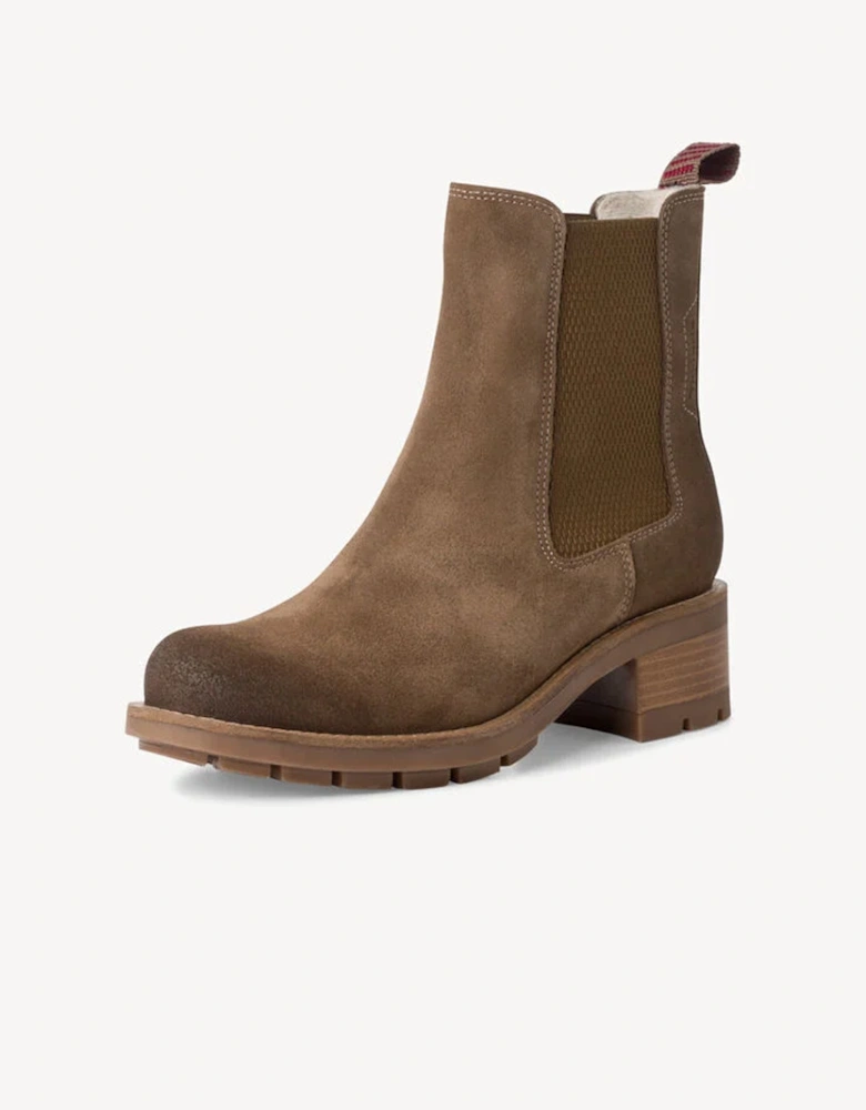 Women's Leather Chelsea Boot Tobacco Brown