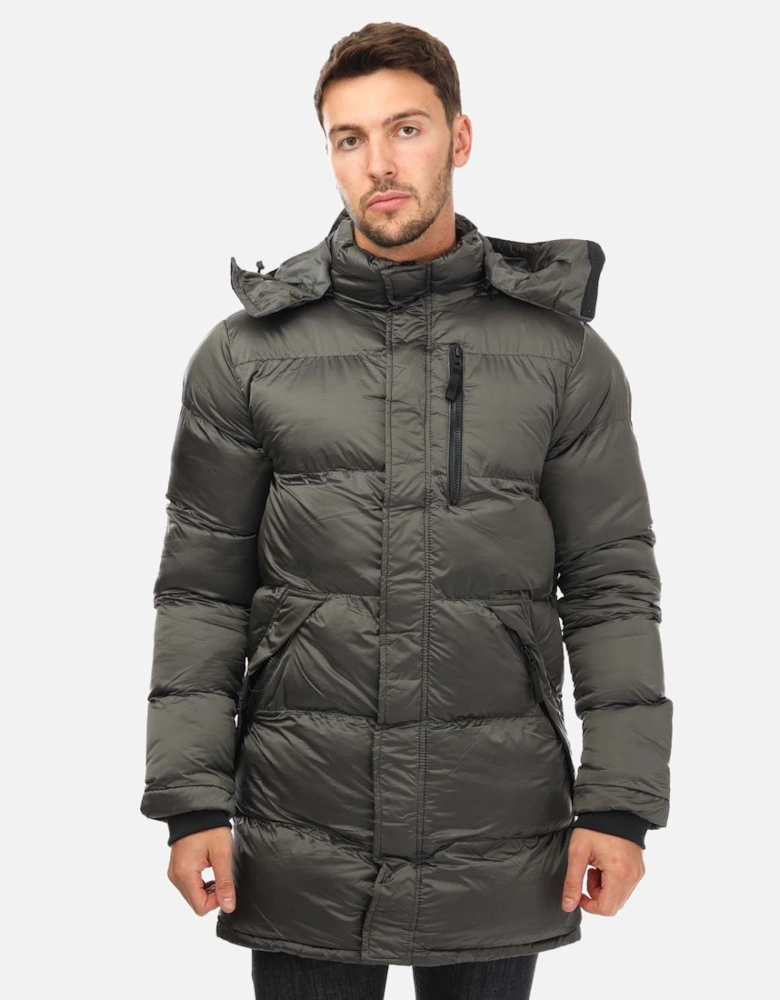 Mens Mentos Long Puffer Jacket