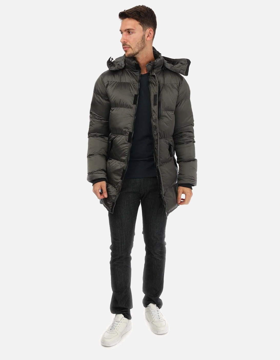 Mens Mentos Long Puffer Jacket