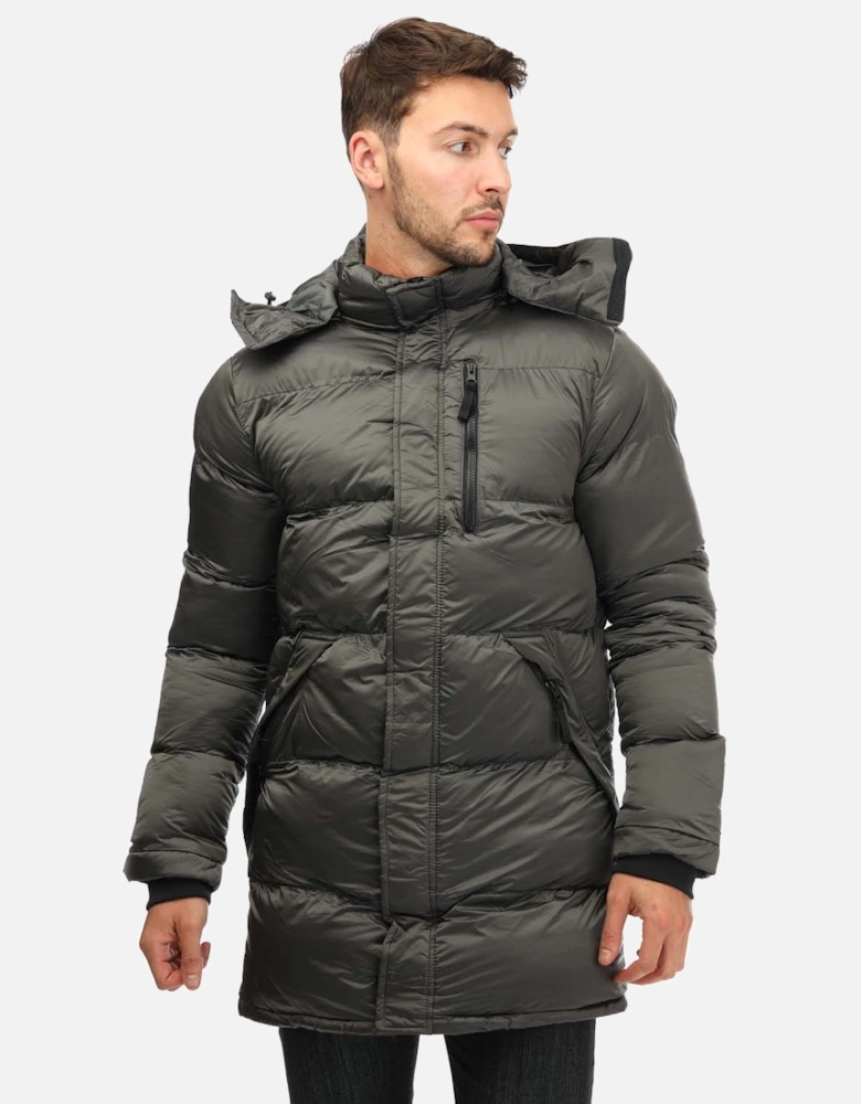 Mens Mentos Long Puffer Jacket