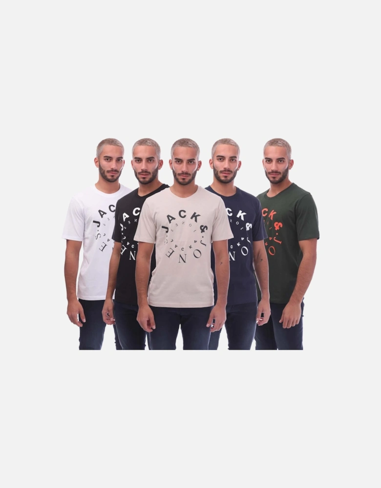 Mens Warrior S 5 Pack T-Shirts