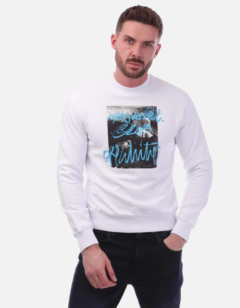 Rocks Type Slim Crewneck Sweatshirt