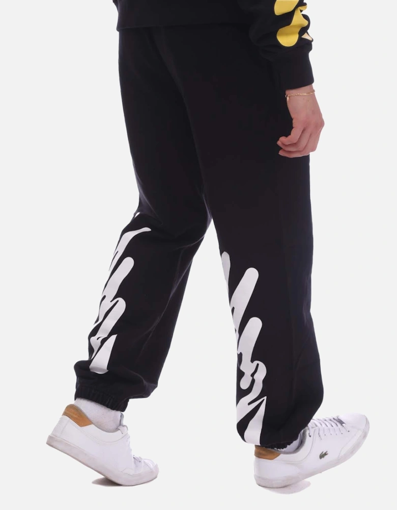 Wave Diagonal Slim Sweatpants