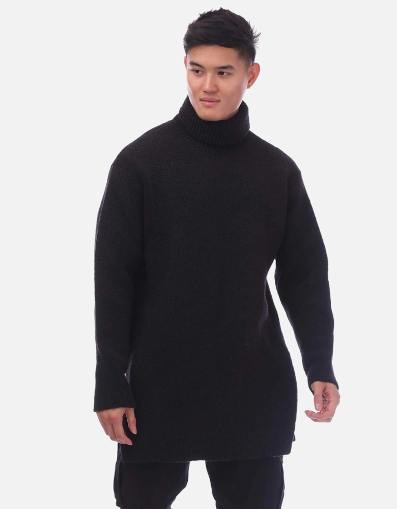 Micro Boucle Turtleneck Sweatshirt