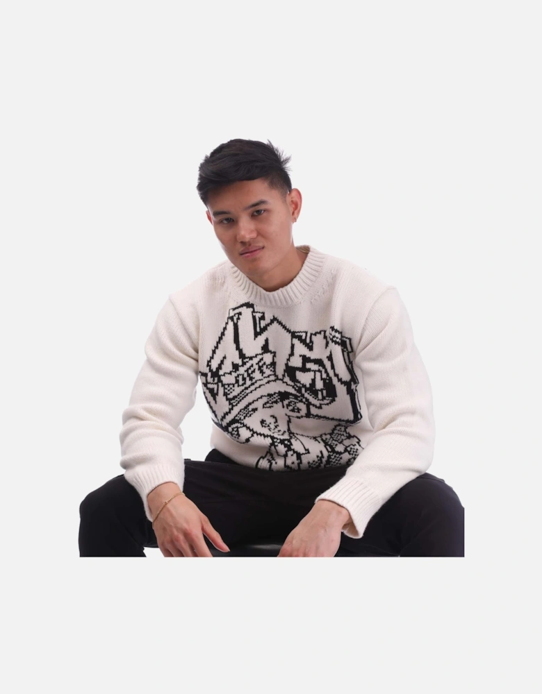 Graffiti Freest Chunky Knit Crewneck Sweatshirt