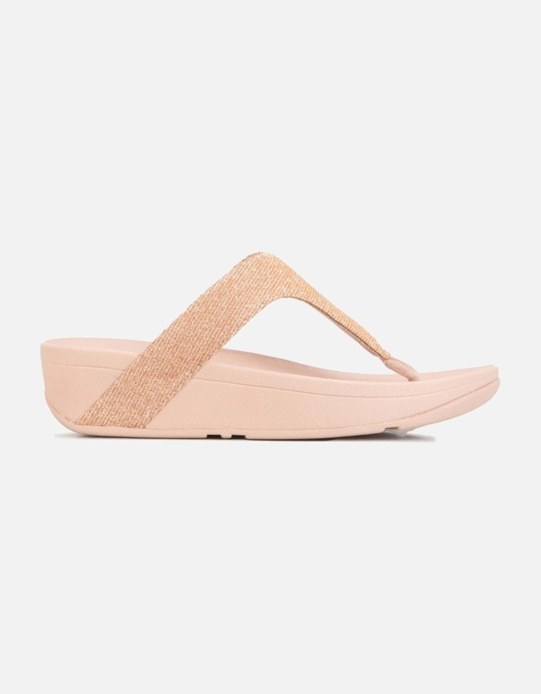 Lottie Glitzy Toe Thong Sandals